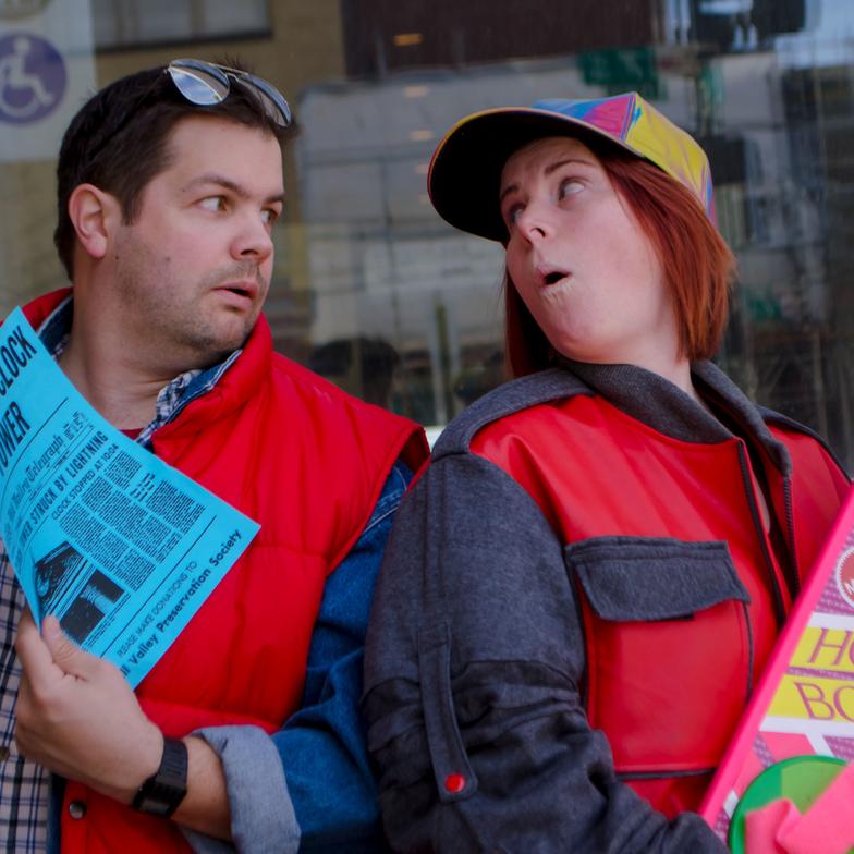 For those that don't know - Back to the Future is our favorite movie together and one that we immediately bonded over. In April 2018 we dressed in character for the Fan Expo in DC.
