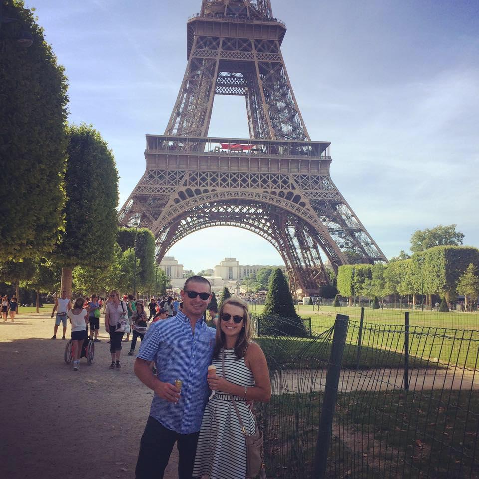 6 months after we started dating we took a two week long trip to Europe! We went to Paris, Istanbul and sailed around Greece!