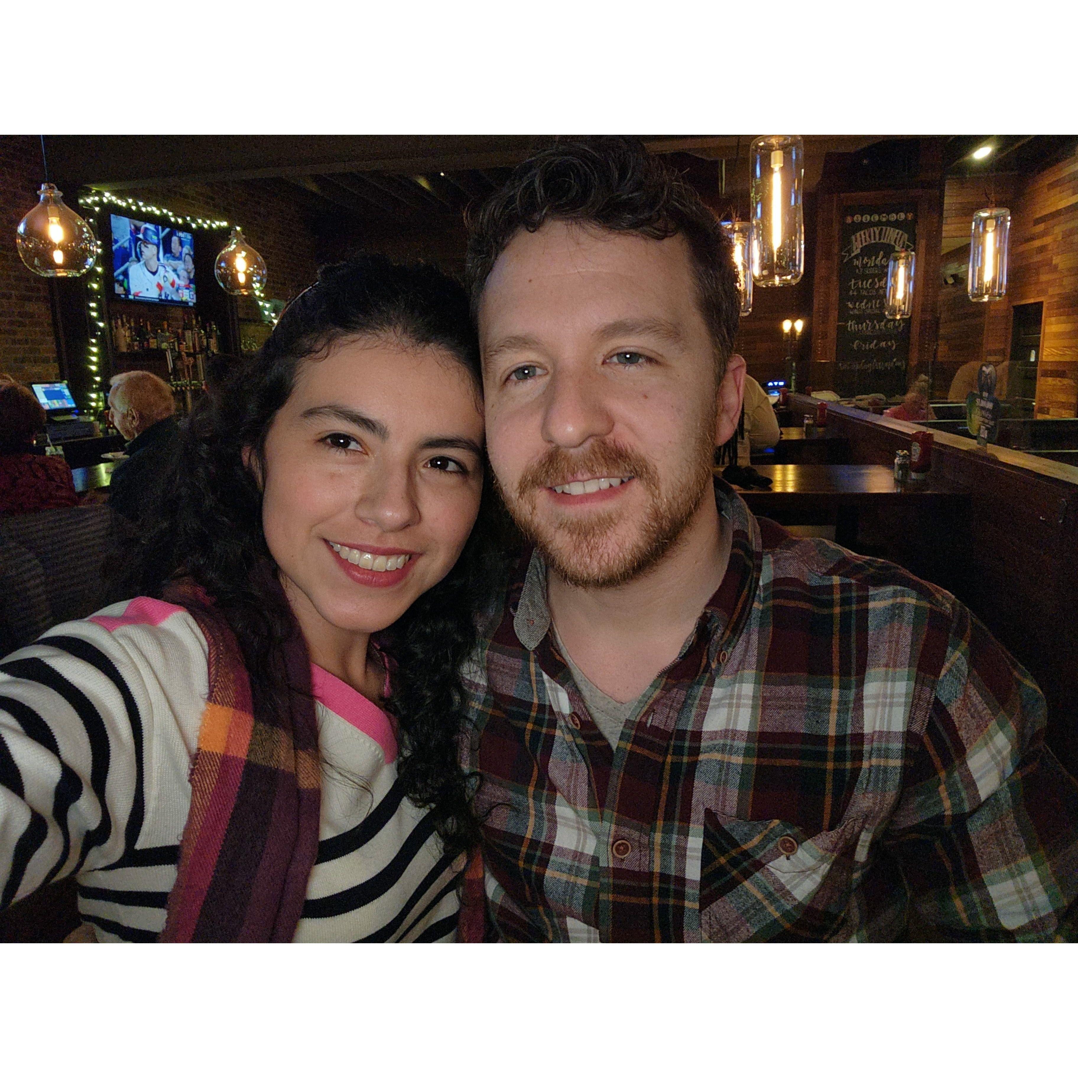 Celebrating our first year anniversary.
