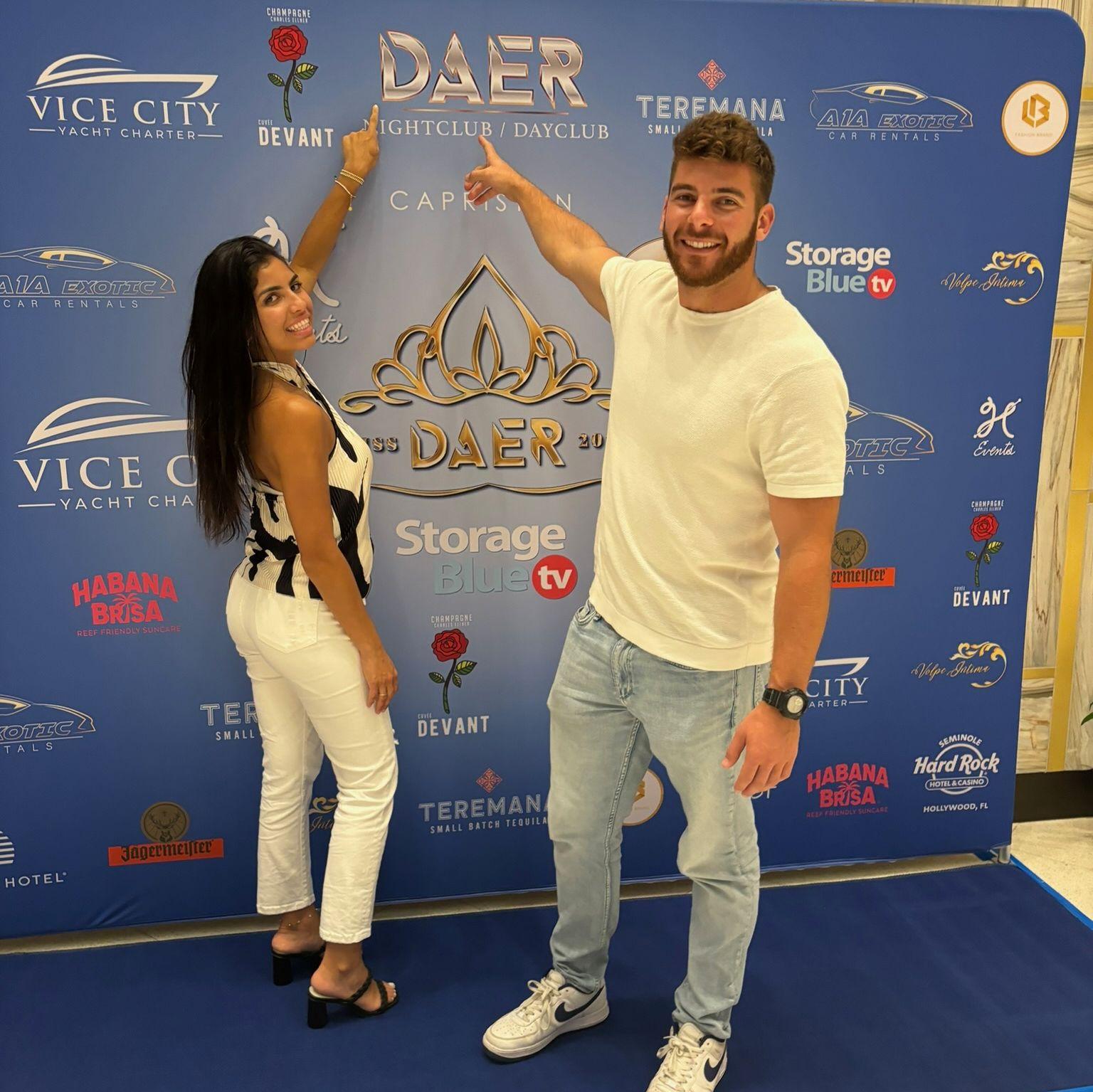 Juda + Allison met at Daer Night Club in March of 2024 at a Purim Party. Juda was there with his sister, Tess, and Allison was there with a few of her friends from Birthright.