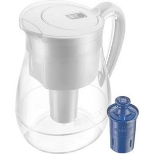Brita Monterey 10 Cup BPA Free Water Pitcher With 1 Longlast Filter - White