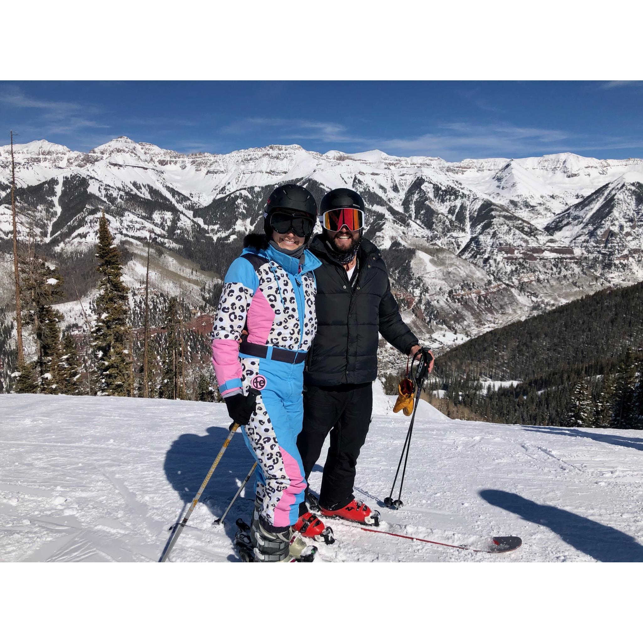Skiing in Telluride!