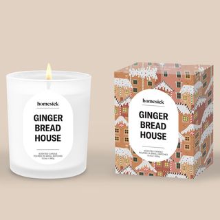 Gingerbread House Candle
