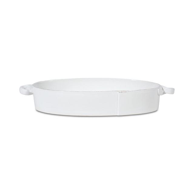 VIETRI Lastra Collection Handled Oval Baker