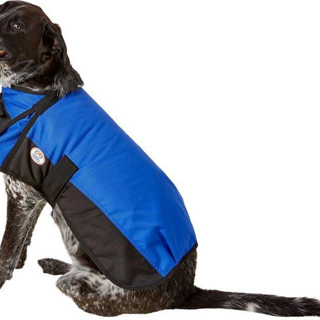 Derby Originals 600D Waterproof Dog Blanket Coat - 17.5-in Green
