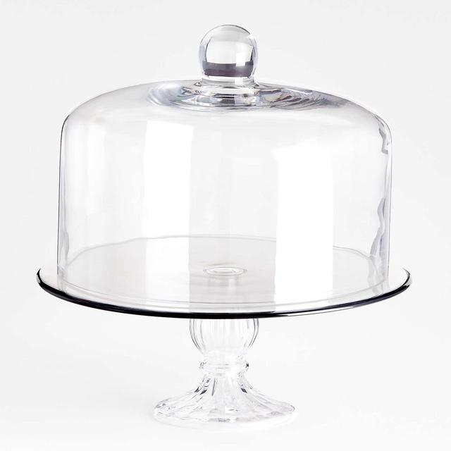 Claude Glass Cake Stand with Lid