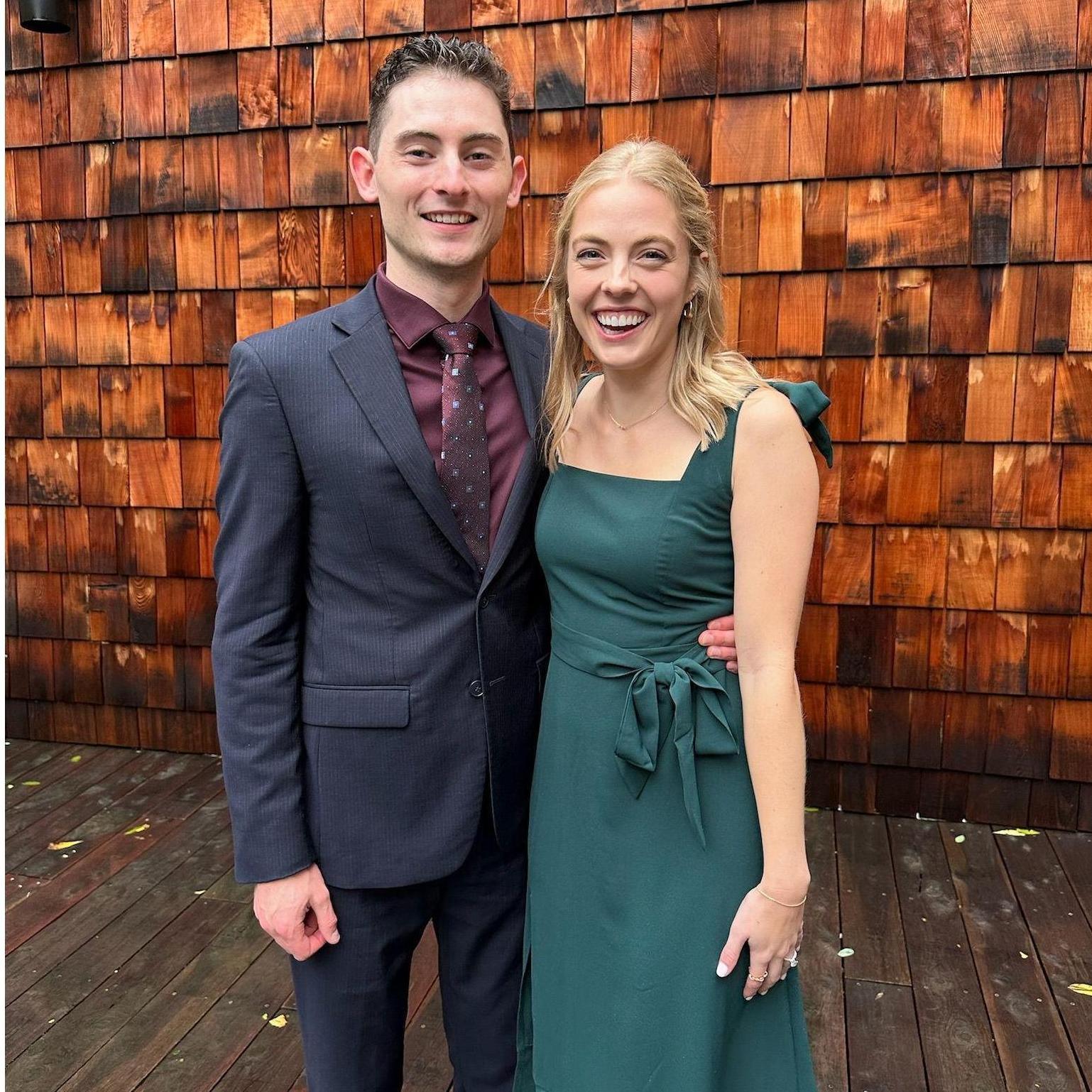 Celebrating our besties Jess and Ethan's marriage in October 2024