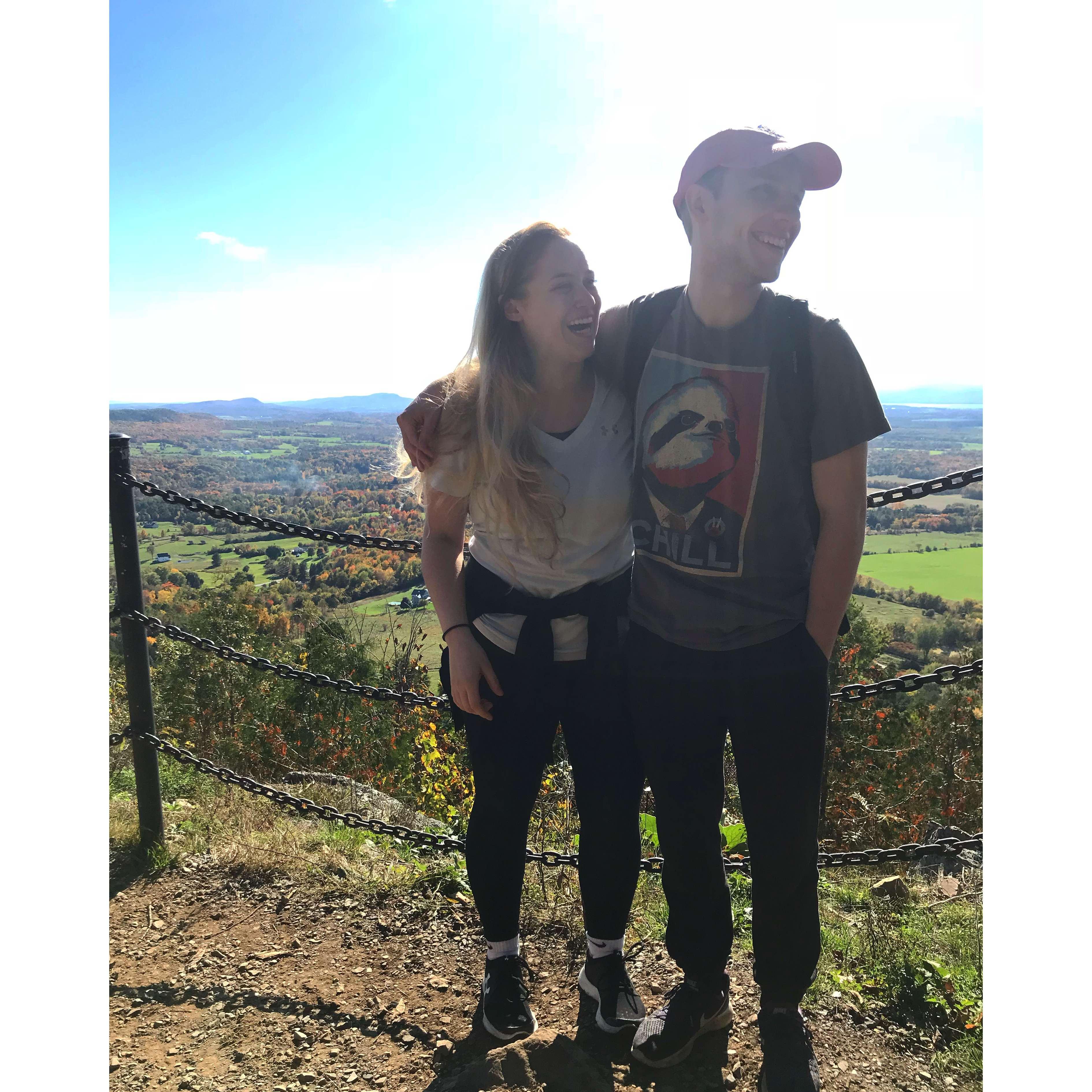 Mount Philo hike with friends!