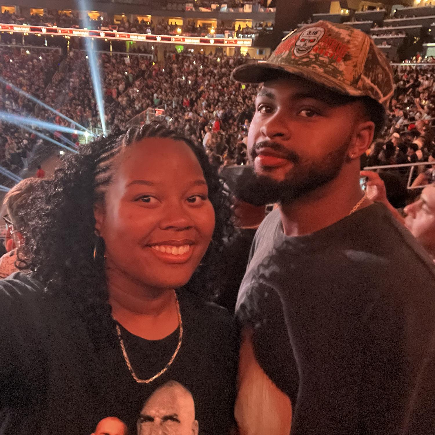 3 wrestling shows in one weekend! First time sitting on the floor as well.