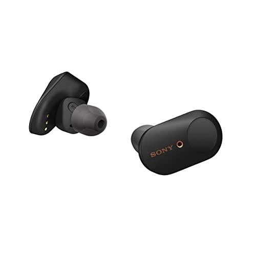 Sony WF-1000XM3 Industry Leading Noise Canceling Truly Wireless Earbuds Headset/Headphones with AlexaVoice Control And Mic For Phone Call, Black