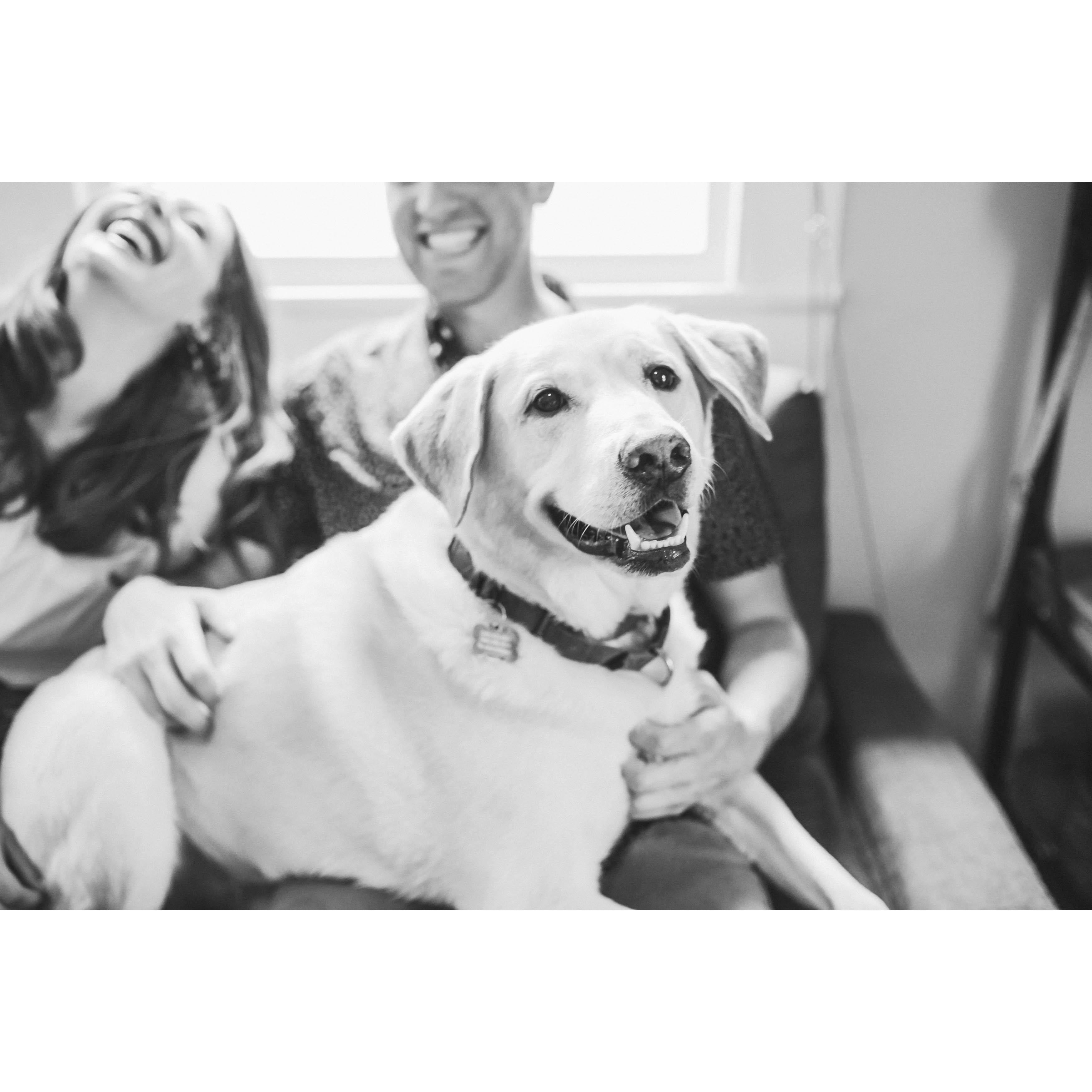 With our most beloved baby boy Walter!