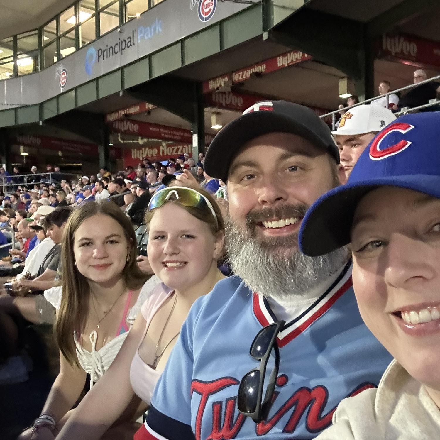 Opening day 2025 for the Iowa Cubs