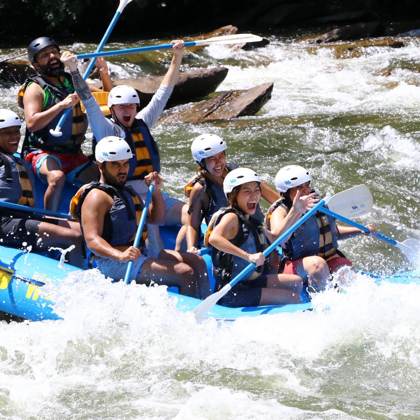 Our first time white water rafting and it was a blast. Need to go again!