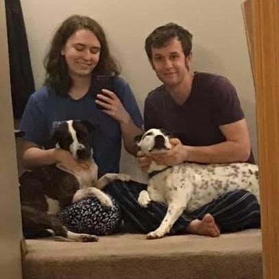 Just at home relaxing together