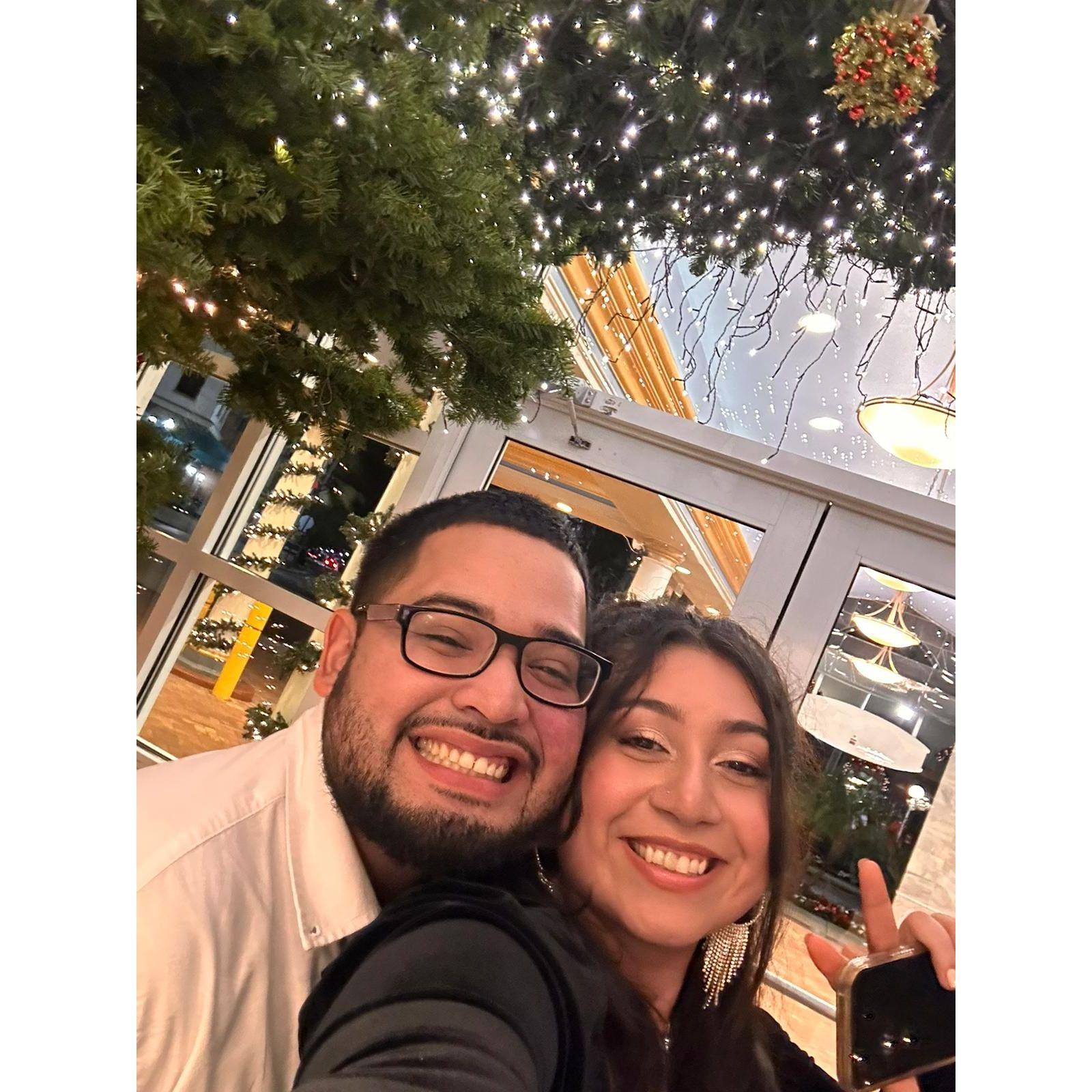 Our first picture together