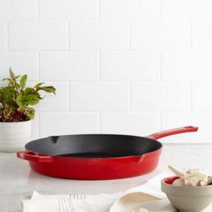 Martha Stewart Collection - 12 Enameled Cast Iron Fry Pan, Created for Macy's