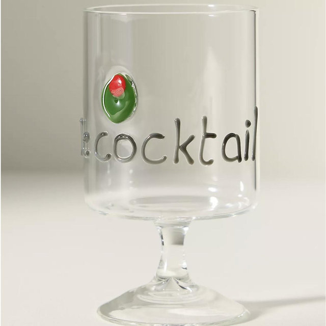 Word Play Wine Glass - Le Cocktail, Standard, One Size