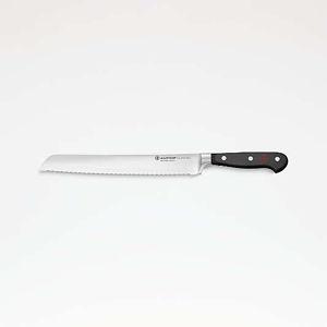 Wusthof ® Classic Black Double Serrated Bread Knife