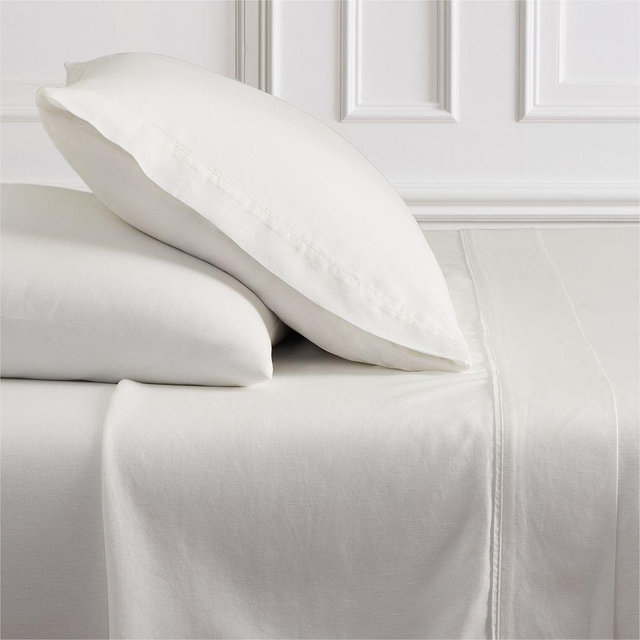 Signature Tencel Linen King Sheet Set, White