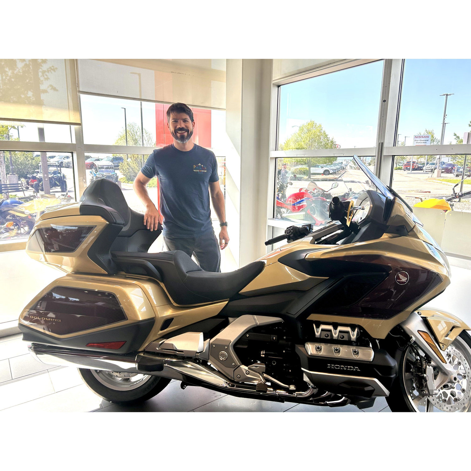 New motorcycle needed for two-up riding :)