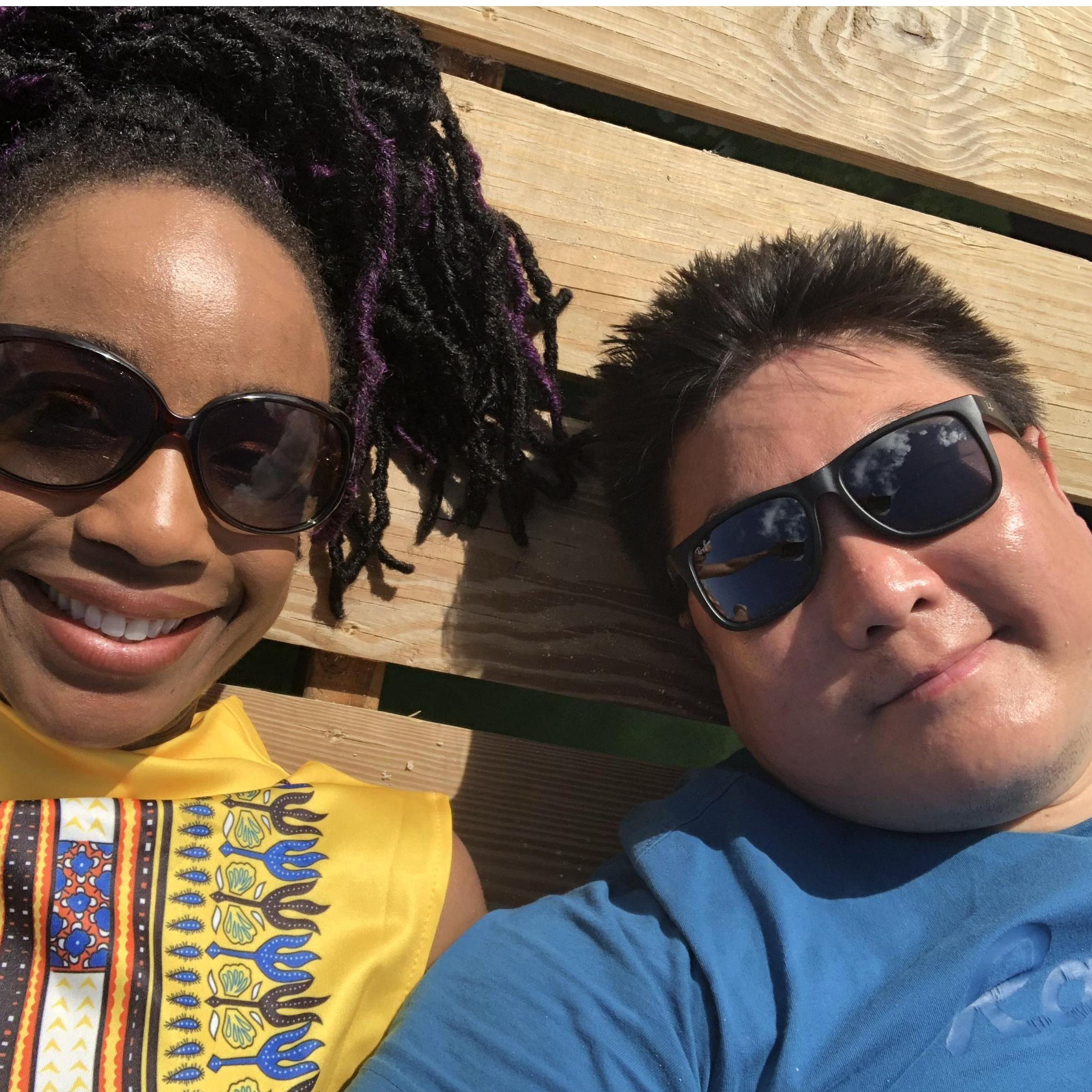 Chilling on the pier, Antigua 2019