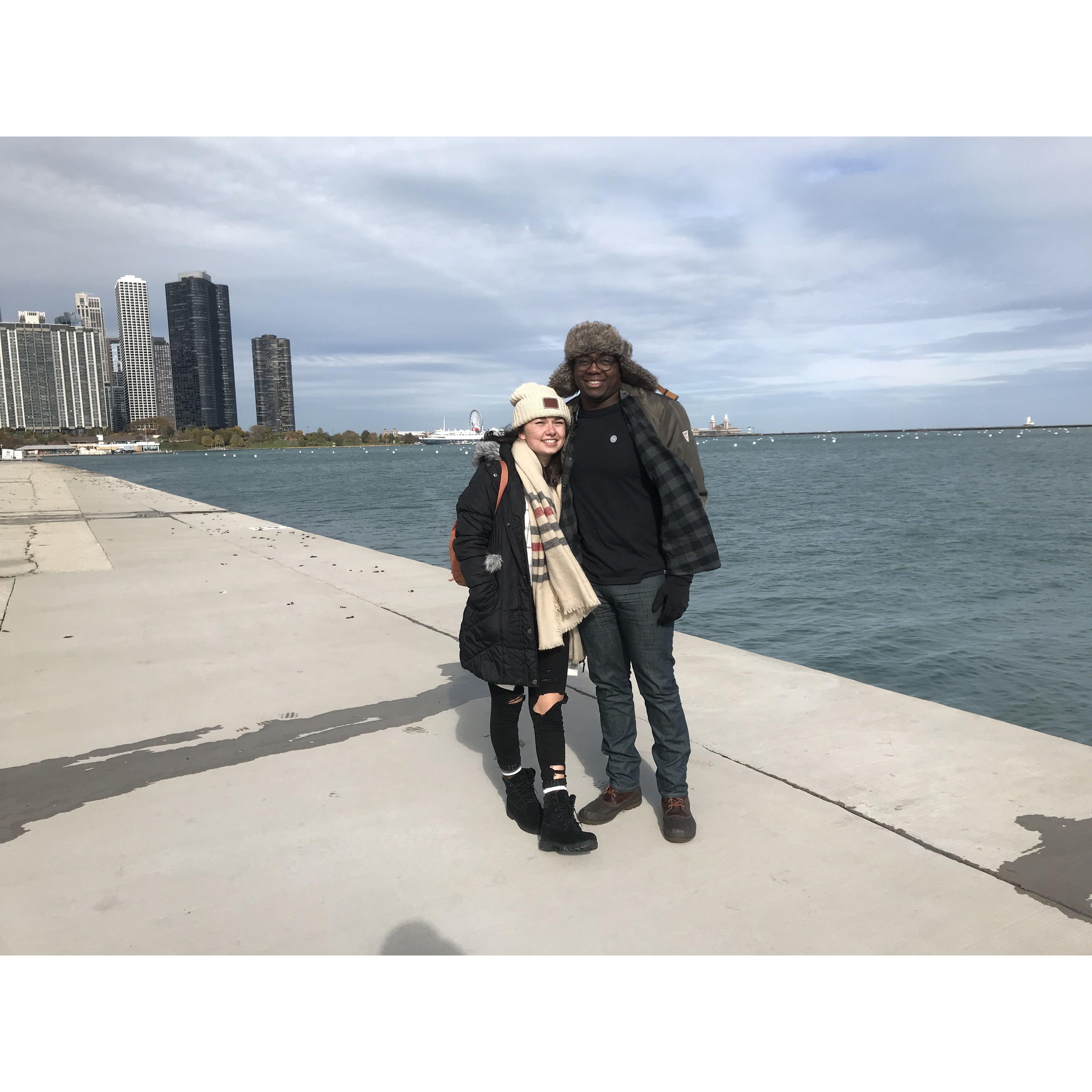 Our first trip together in one of our favorite places- Chicago!