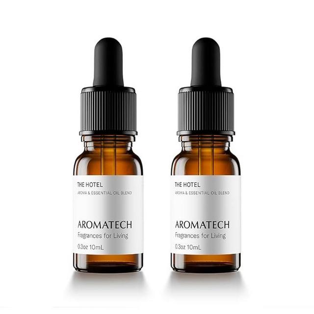AromaTech Hotel Fragrance Essential Oils - for Aroma Oil Scent Diffusers (0.33 FL Oz (Pack of 2), The Hotel)
