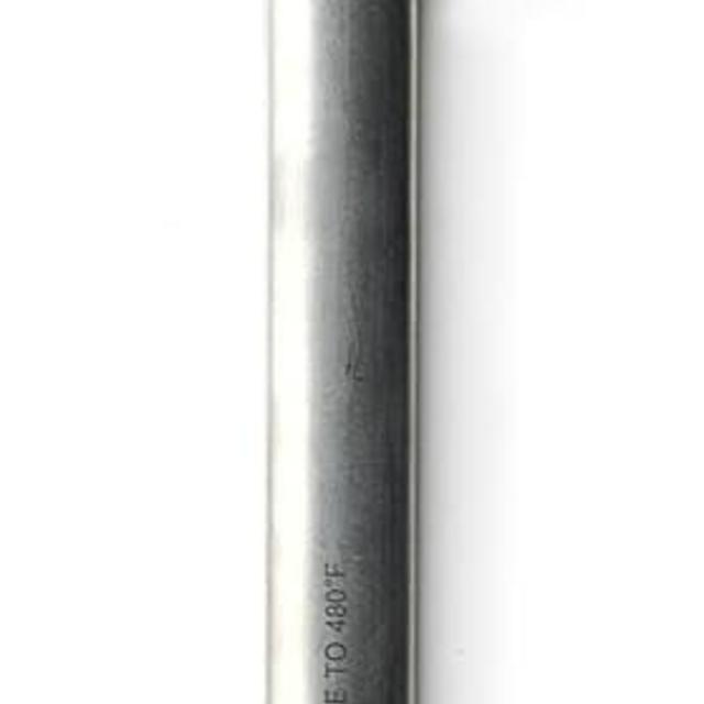 RSVP International Endurance Kitchen Tool Collection Silicone Spatula, Stainless Steel Handle, 10.25 x 2", White