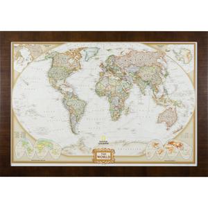 Executive World Push Pin Travel Map