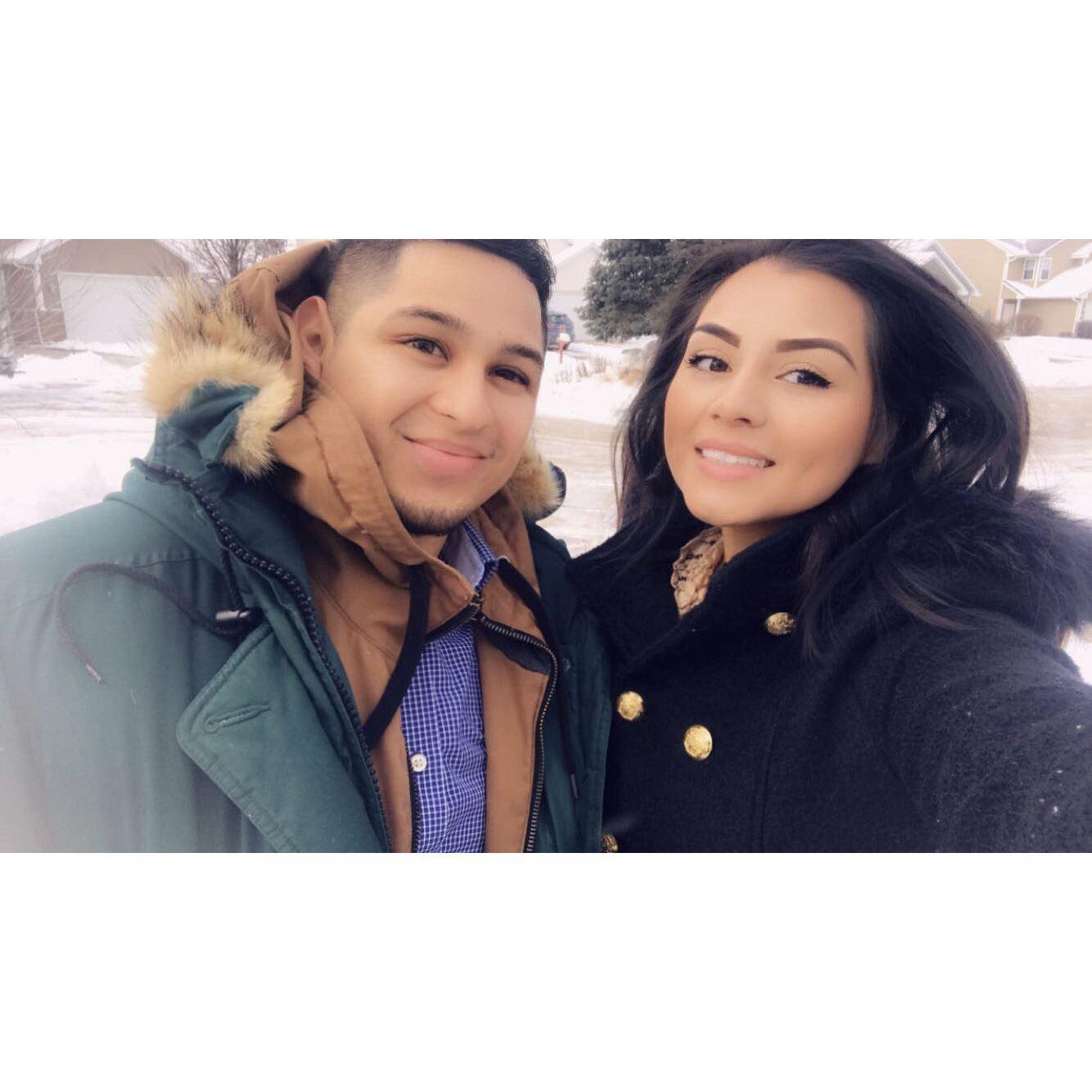 First time Yonis went to Iowa and asked Ruth to be his girlfriend. Jan.17.20