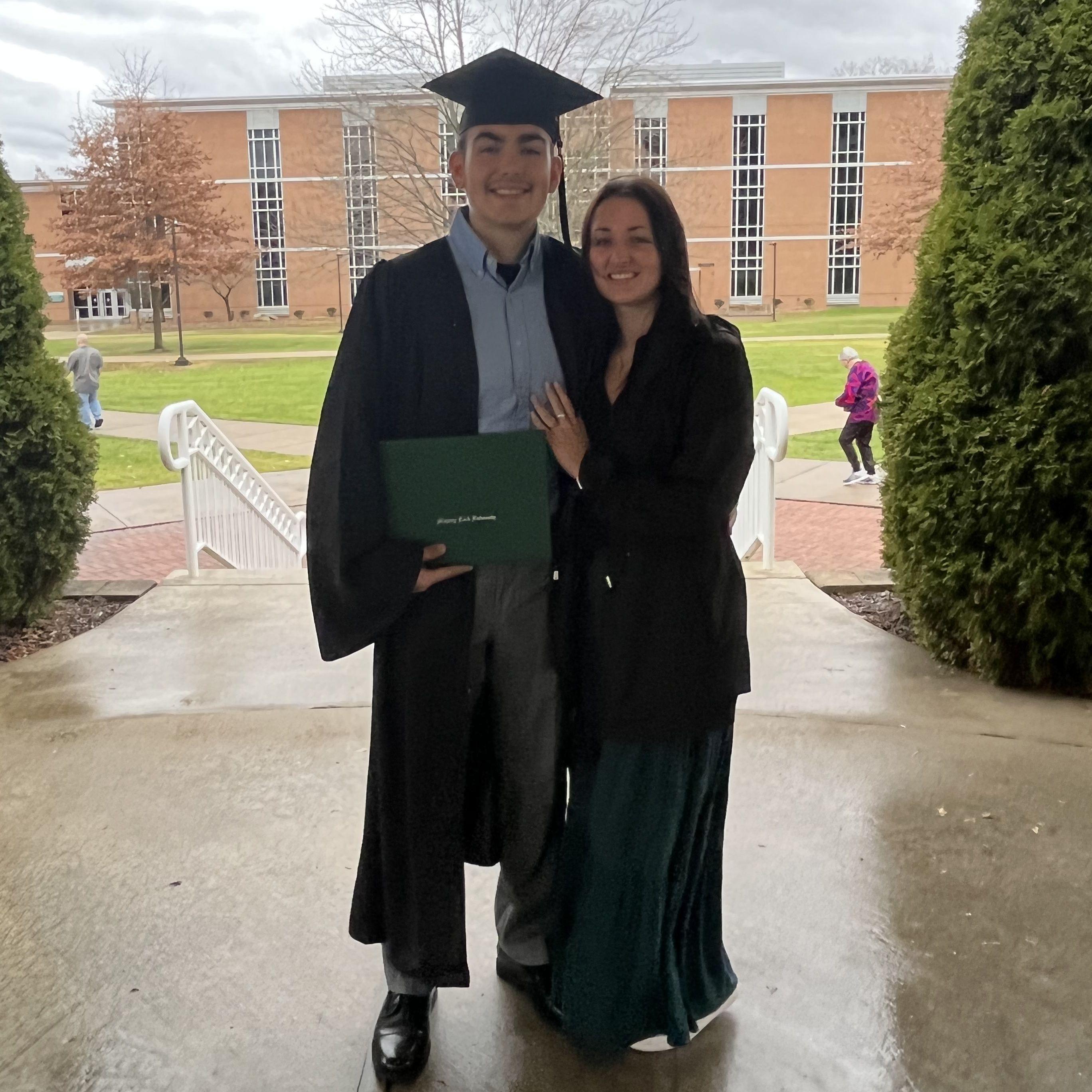 Devin's college graduation - December 11, 2021