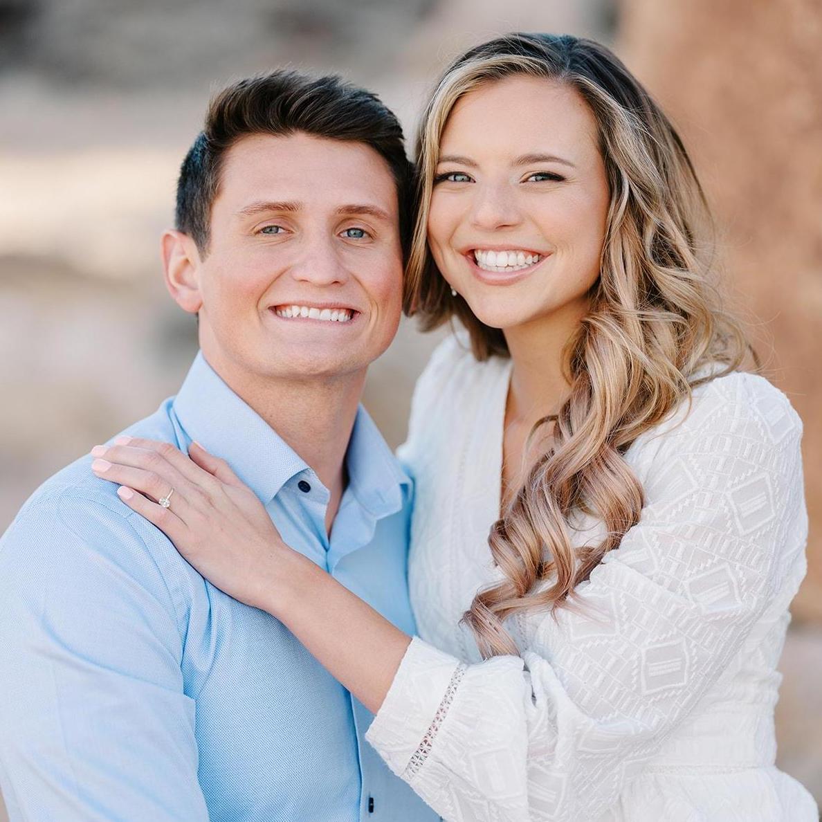 Looking forward to being married and sealed to each other on May 7th, 2021.