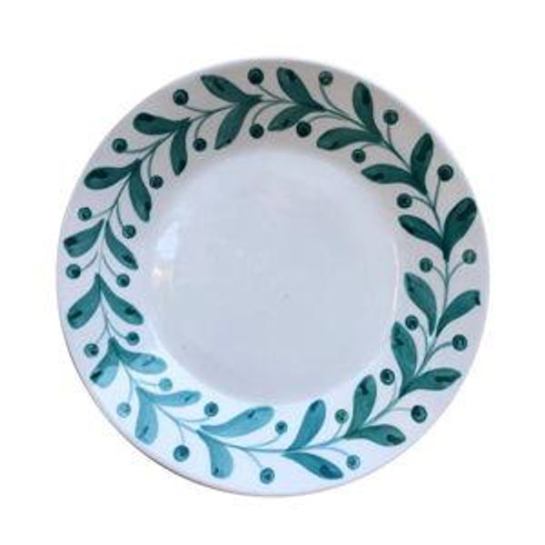 Anna Dessert Plate in Viridian