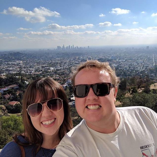 Spencer's first trip to LA... Griffith Park!