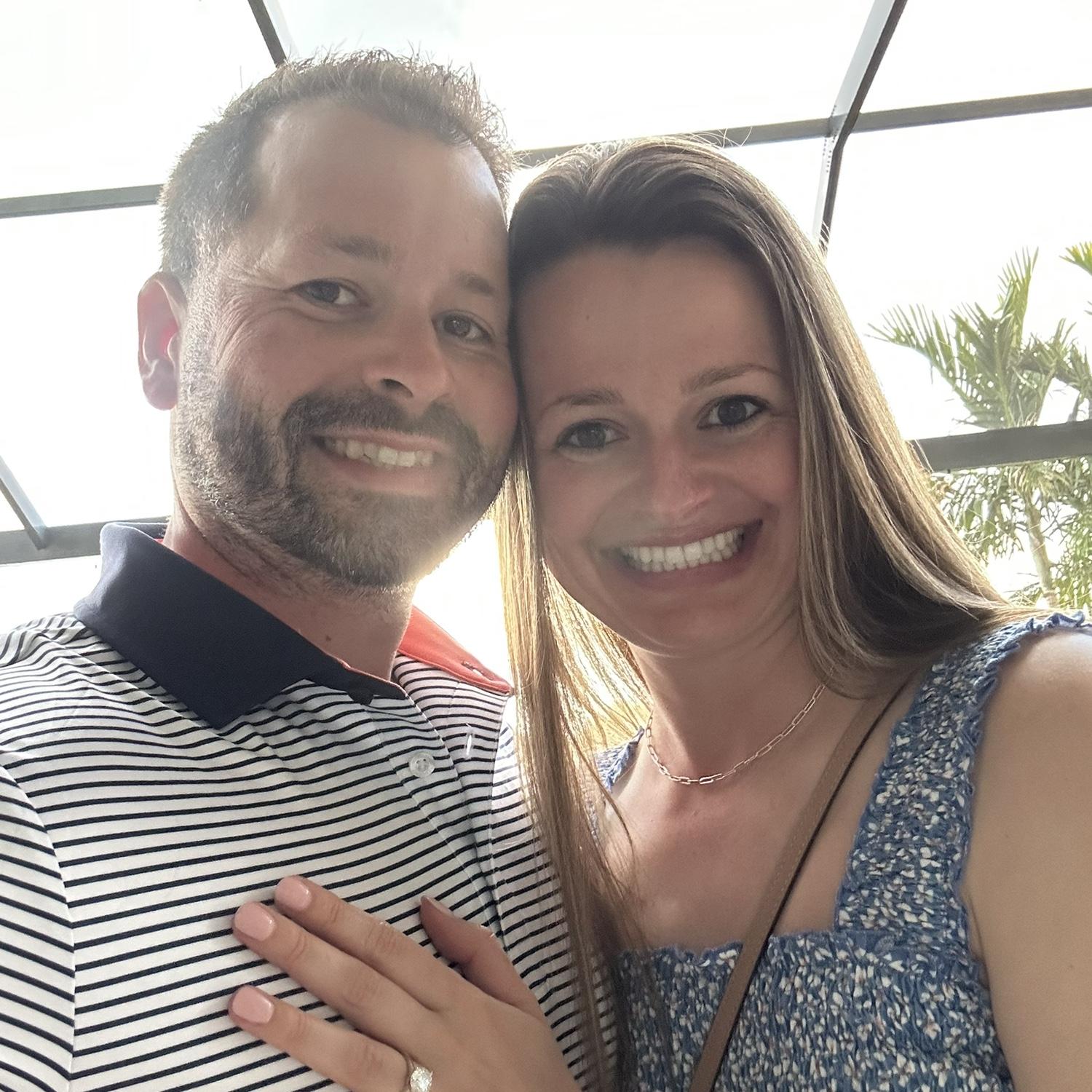 Visiting Chuck and Bonnie’s house in Florida in March 2026❤️ We did some wine tasting for the wedding while visiting!