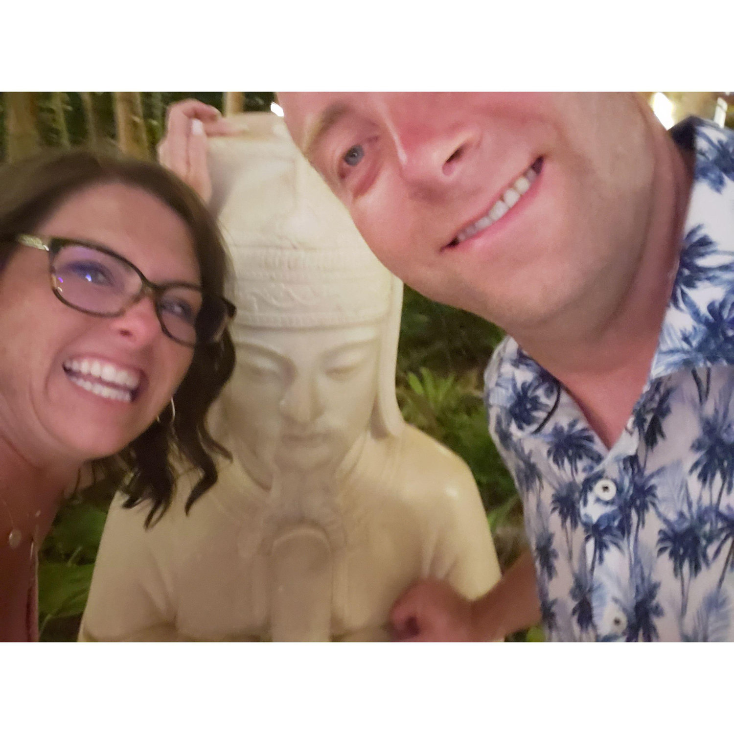 Not so good at selfies...after a delicious 3 hour meal and drinks