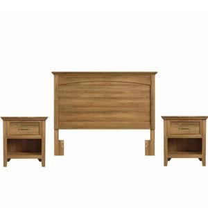 Memphis Natural Bedroom Set, Full/Queen | AtHome