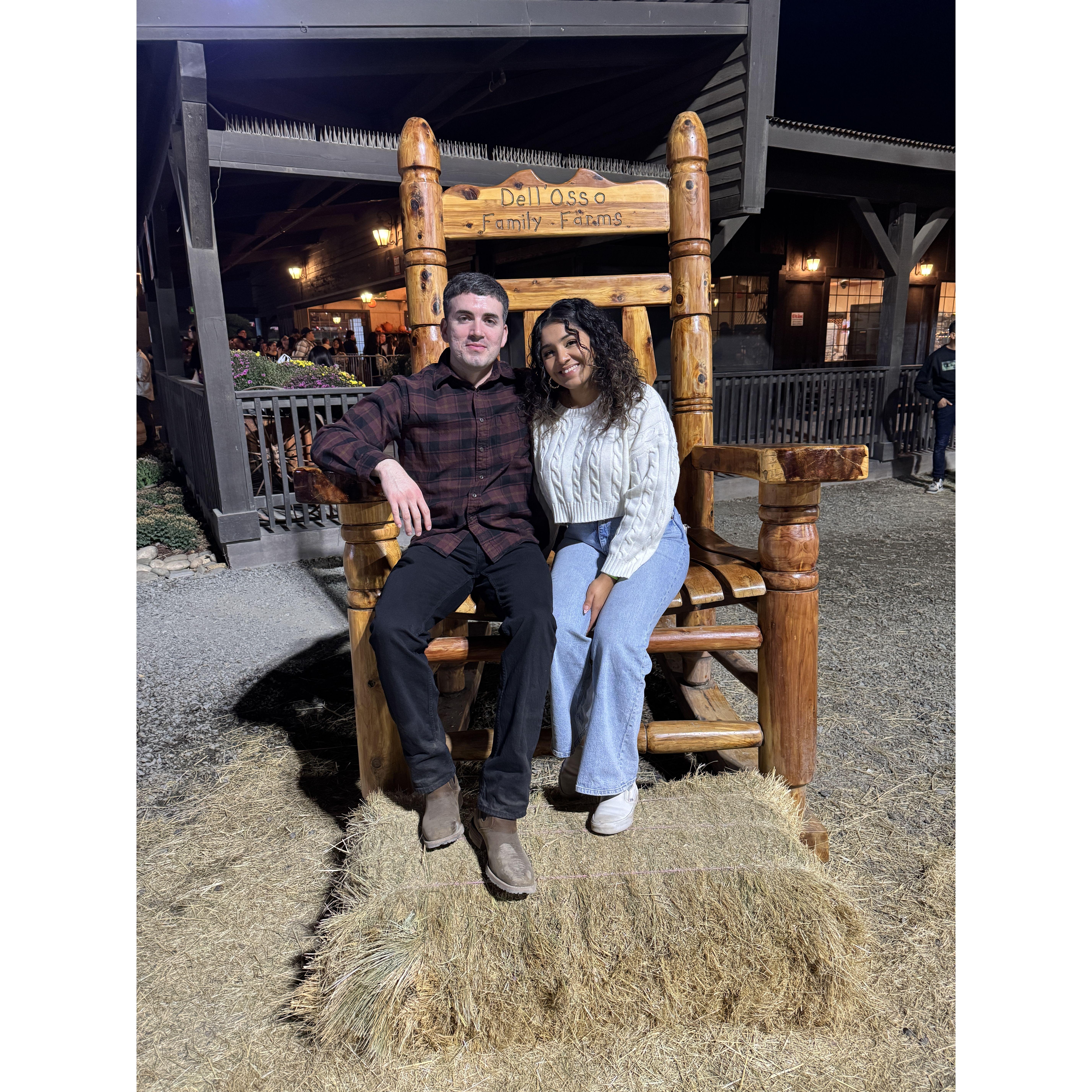 October 2024: First Pumpkin Patch Together