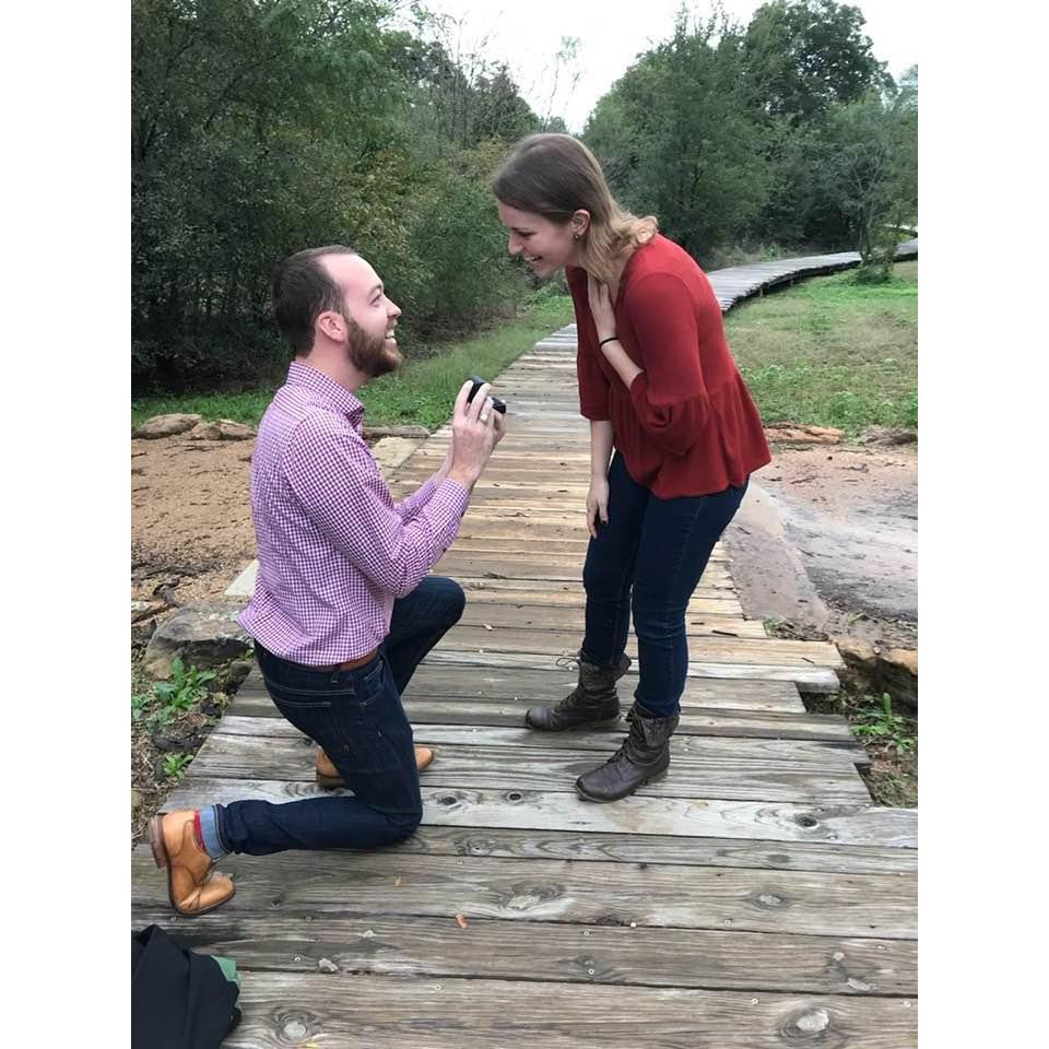 Fun fact: A stranger took this picture of the magical moment.