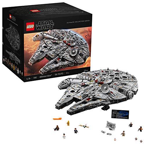 LEGO Star Wars Ultimate Millennium Falcon 75192 Expert Building Kit and Starship Model, Best Gift and Movie Collectible for Adults (7541 Pieces)