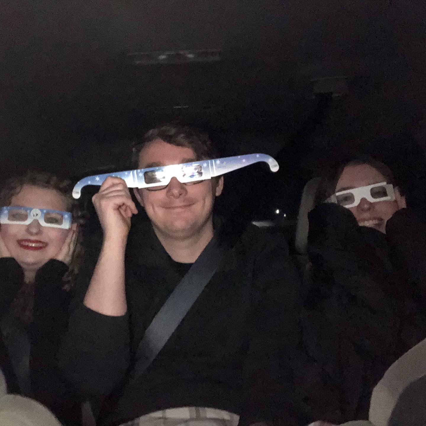 Razzle Dazzle glasses at Winter Wonderland on Christmas Eve