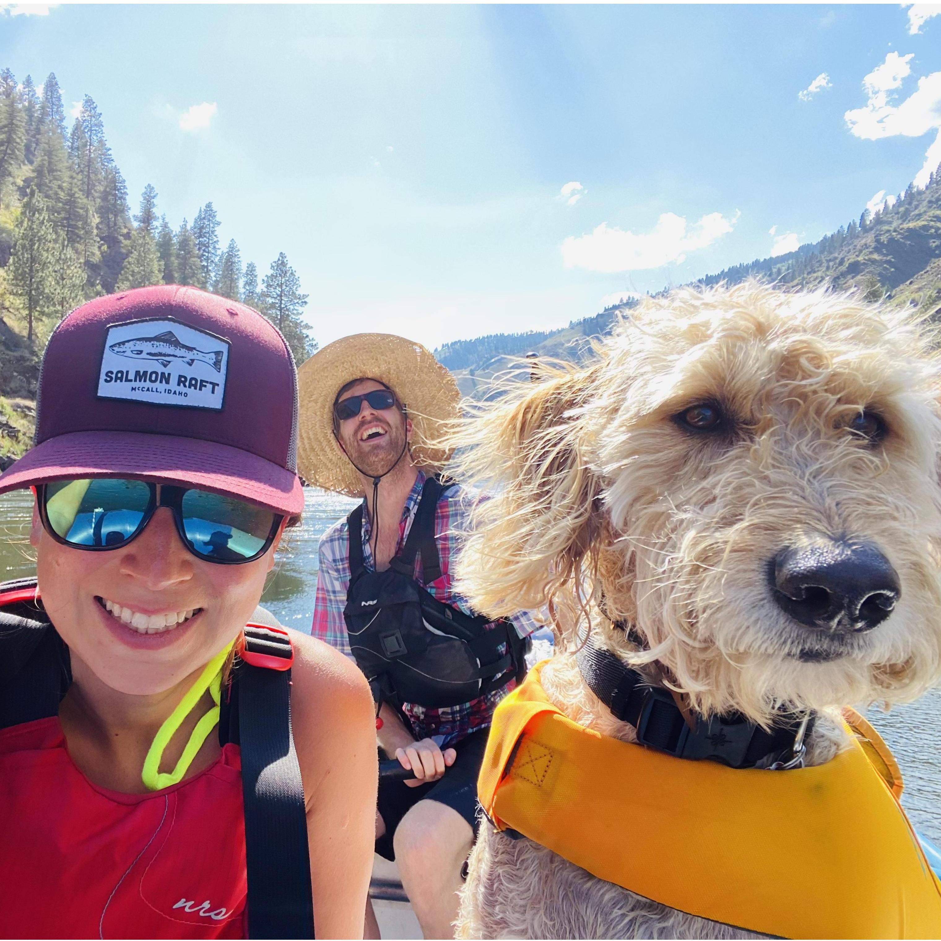 Walt's first rafting trip with Lance as our trusty guide