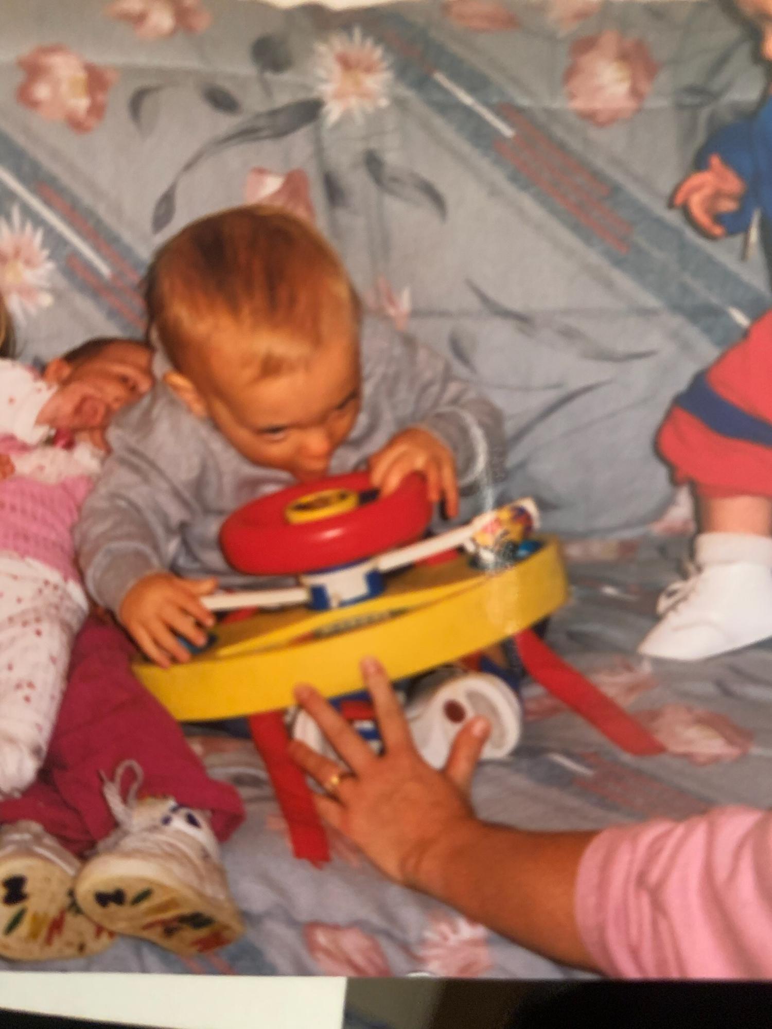 Michael as a baby.