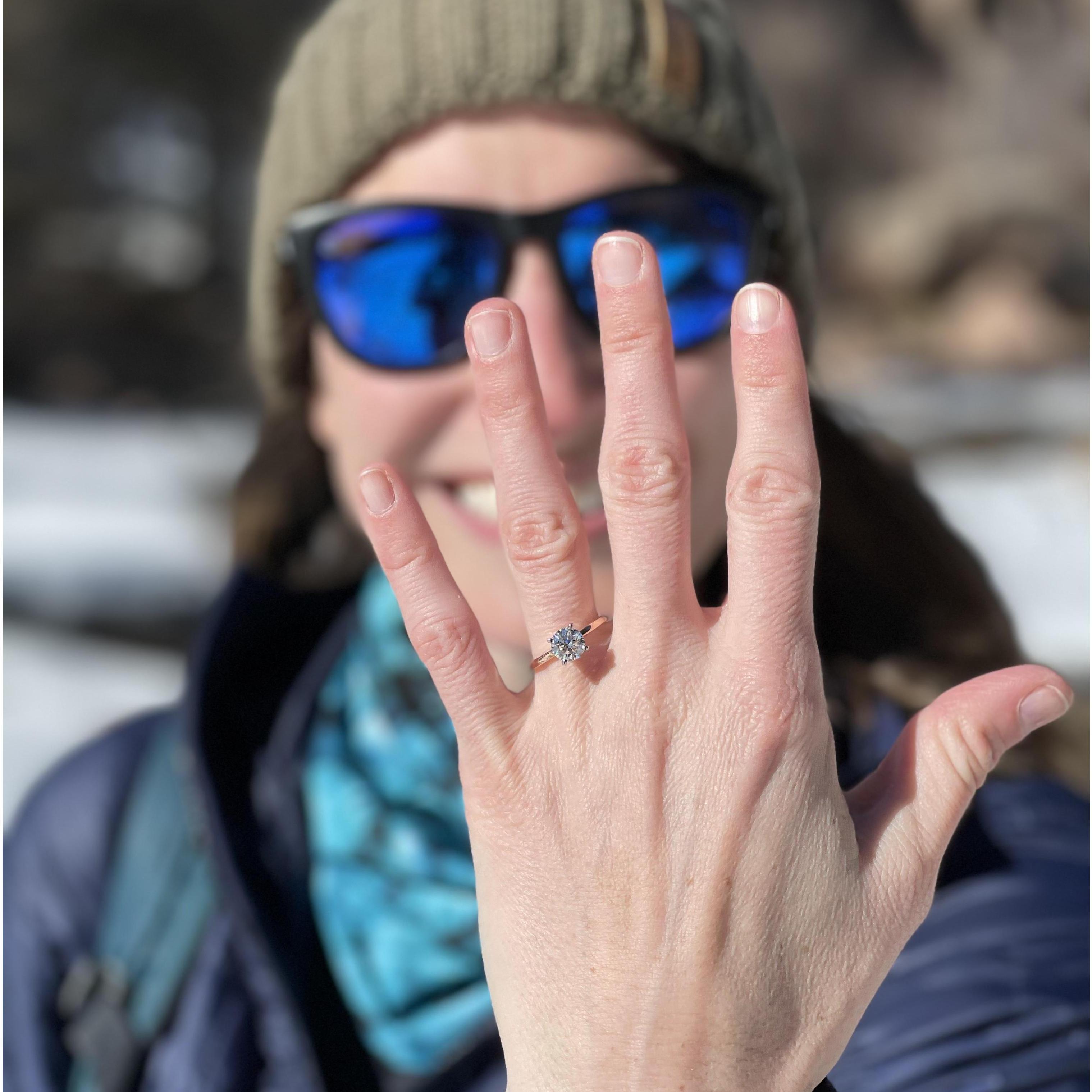 She said “YES!”