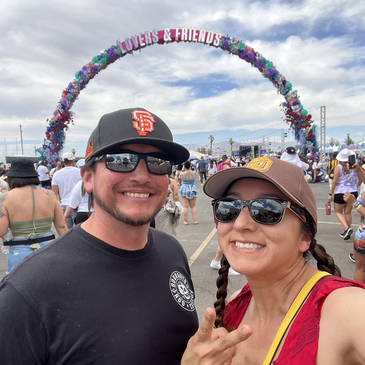 Our 1st festival… cause we’re lovers and friends!