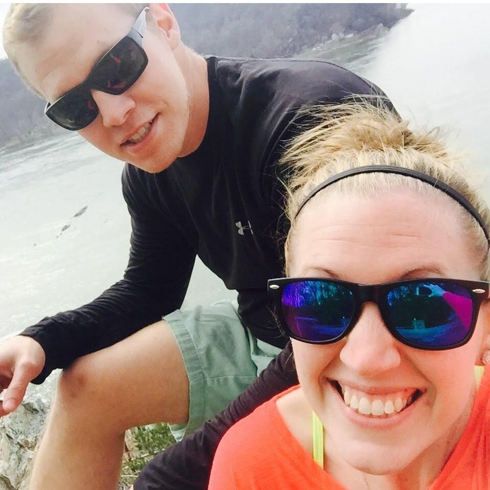 Hiking has always been a hobby of ours! Here we are exploring Chickie's Rock in Marietta.