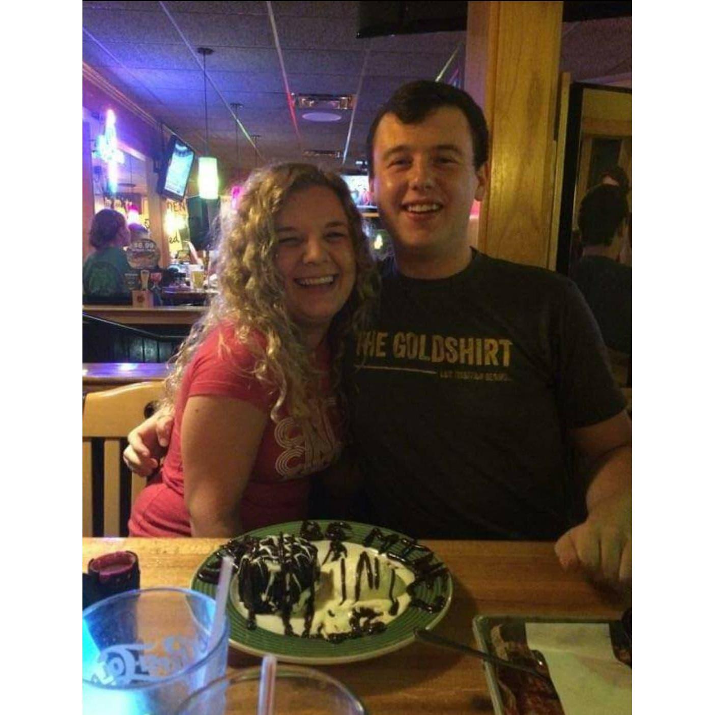 August 7th, 2017, the day that Catherine ask Ryan to be her boyfriend with the help of dessert and a waitress at Applebee's.