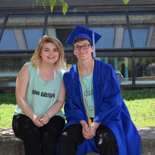 At Jakob's GED Graduation