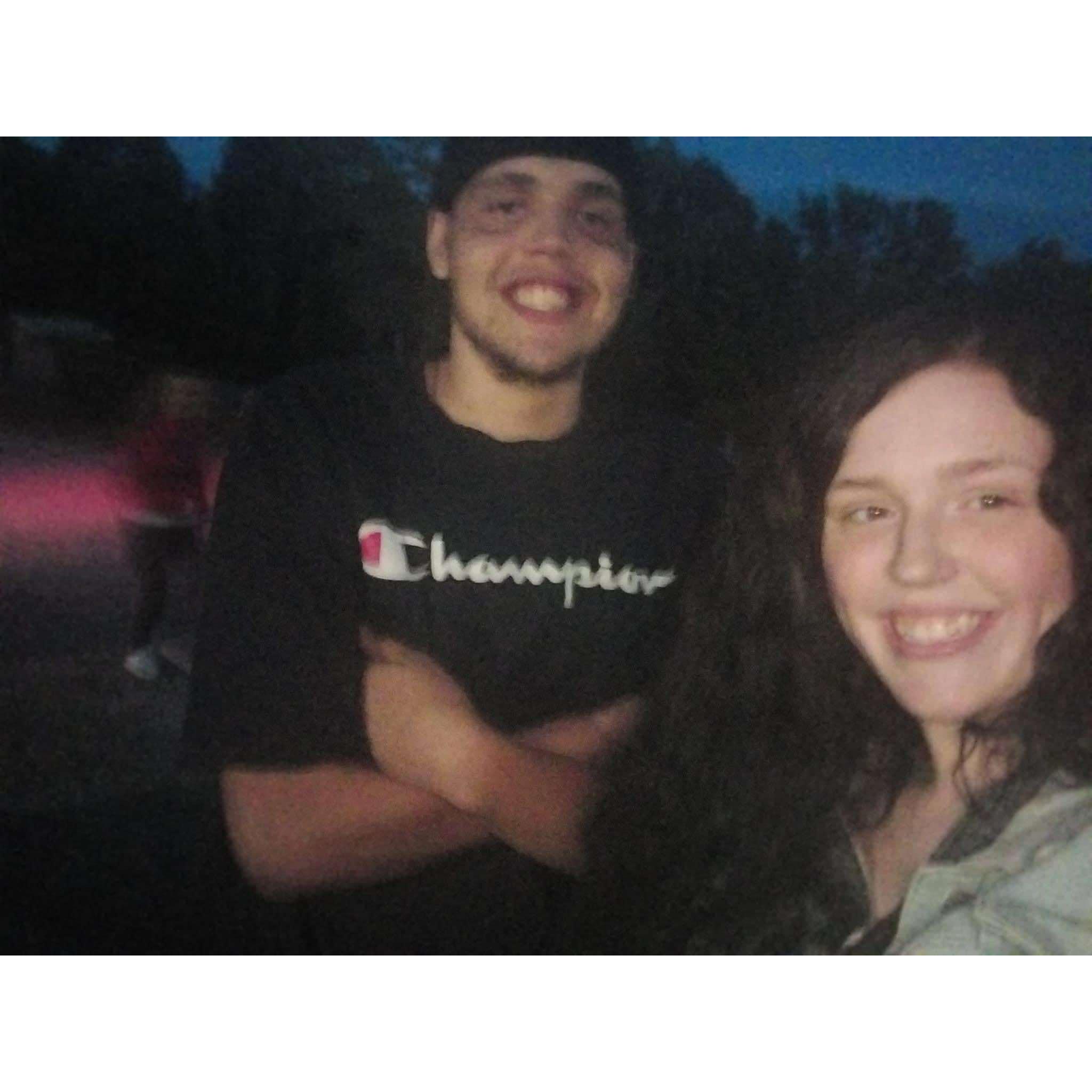 Our first haunted house together!