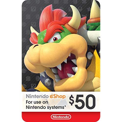$50 Nintendo eShop Gift Card [Digital Code]